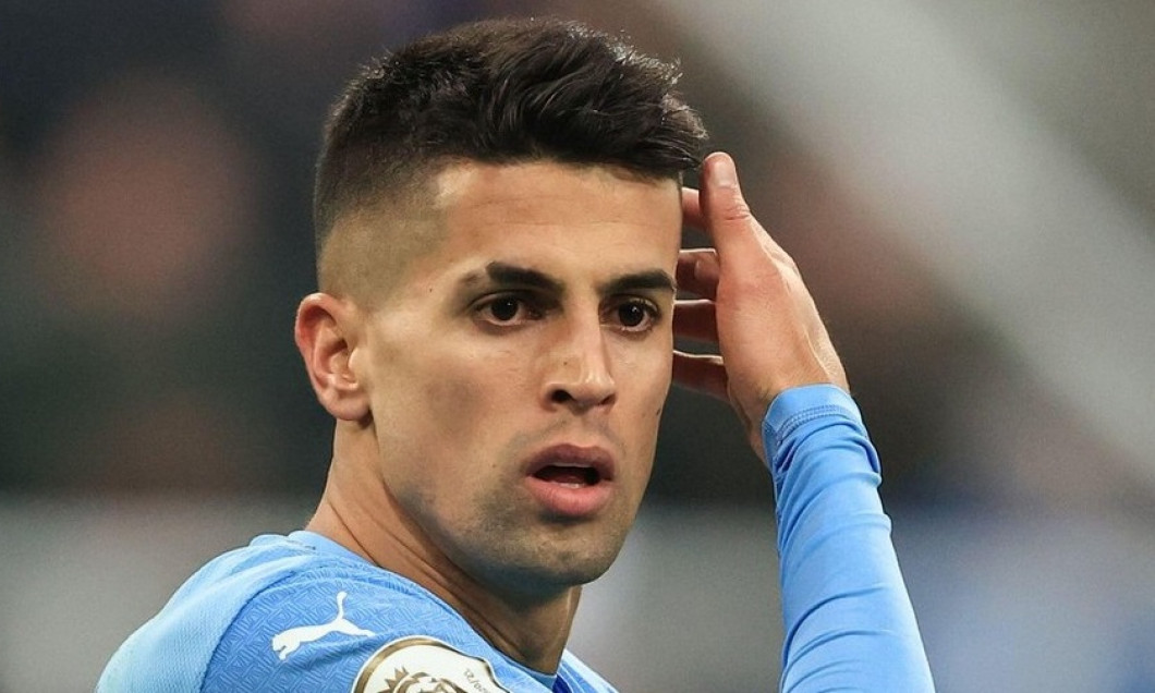 Joao Cancelo #27 of Manchester City during the game