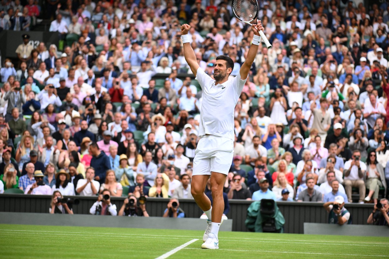 Novak Djokovic, 33 de victorii consecutive la Wimbledon: Ştiu că toţi vor să mă învingă, dar nimeni nu a reuşit încă