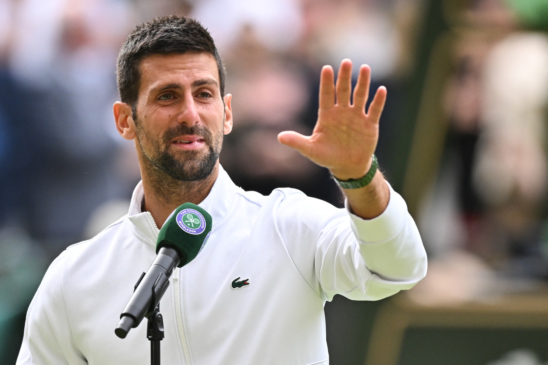 Novak Djokovic a izbucnit în plâns la festivitatea de premiere de la Wimbledon când a văzut ce se întâmplă în tribune