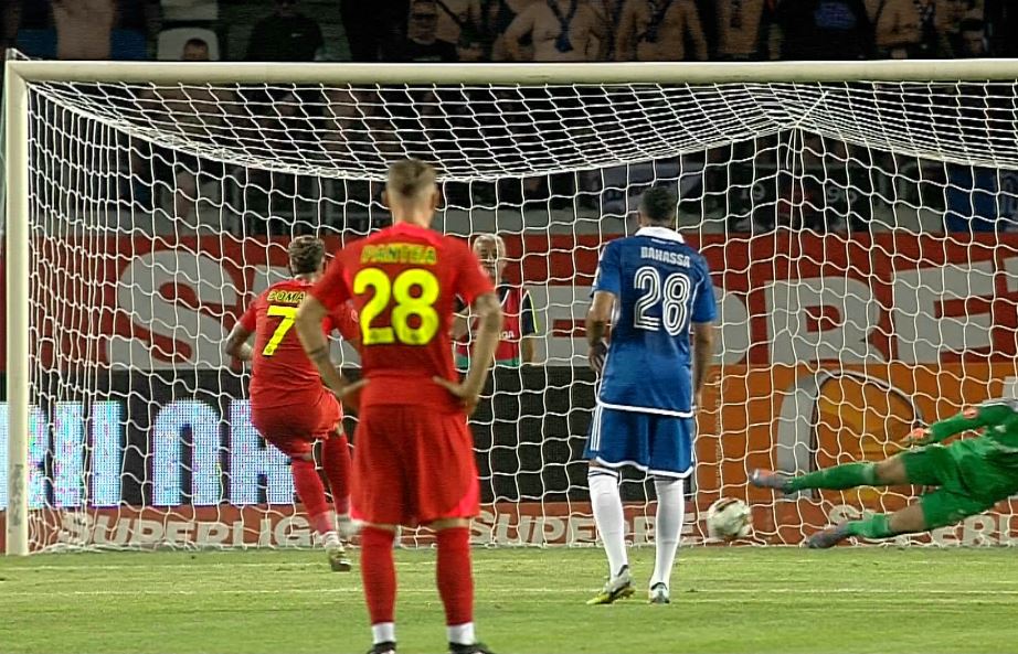 U Craiova 1948 - FCSB 0-2, ACUM, DGS 1. Florinel Coman înscrie din penalty