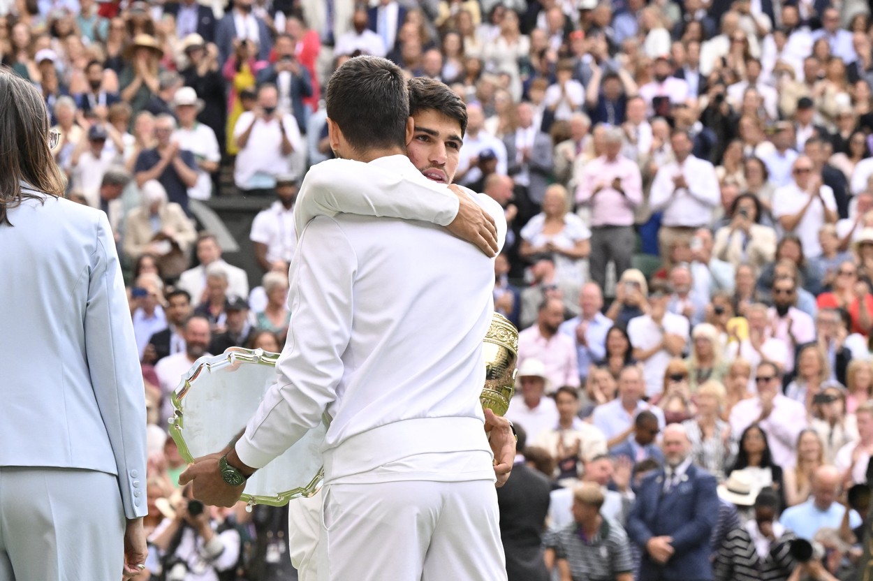 Novak Djokovic, reacție de mare campion după ce a fost învins de Carlos Alcaraz în finală la Wimbledon