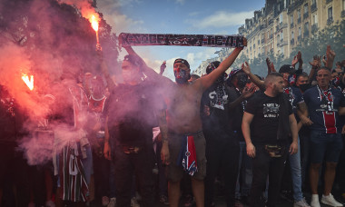 Paris Saint Germain Football Fans During Champion League Finals