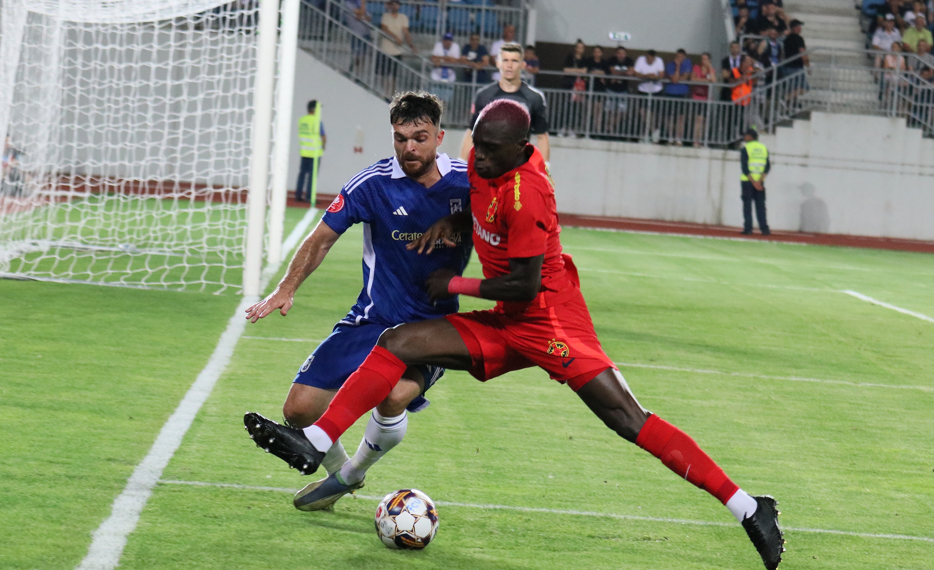 Joyskim Dawa, reacție de câteva cuvinte la finalul meciului U Craiova 1948 - FCSB 1-3