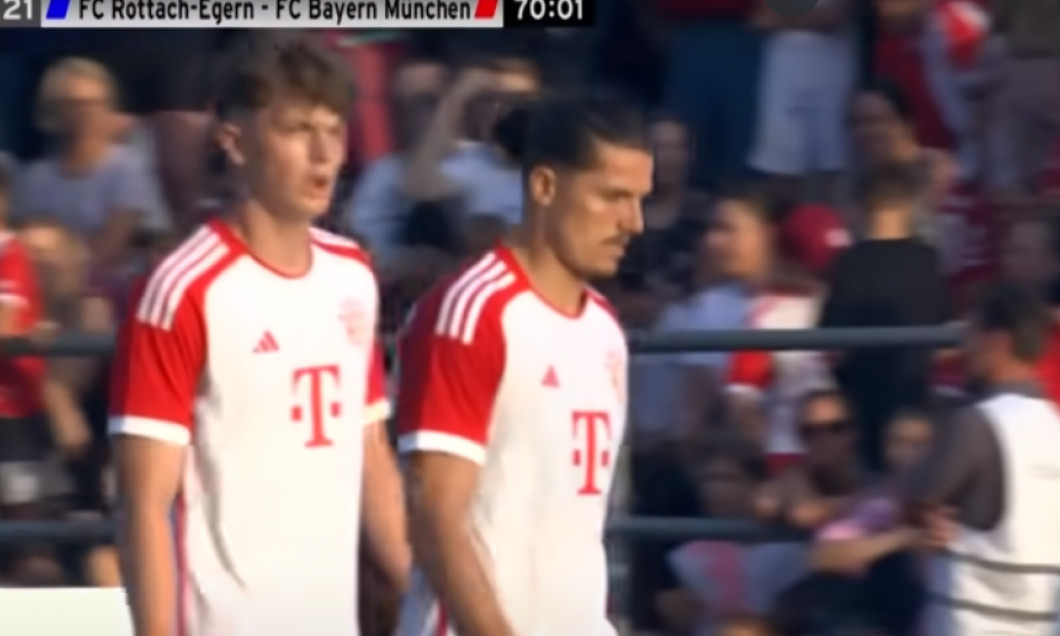 Marcel Sabitzer, în meciul Bayern - Rottach Egern