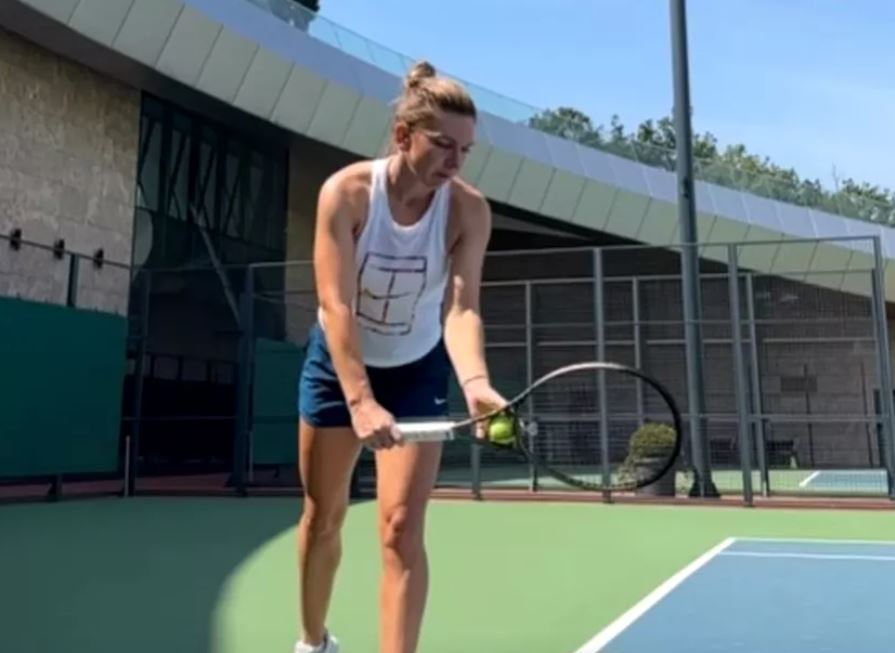 Simona Halep a revenit pe teren și a transmis un mesaj clar