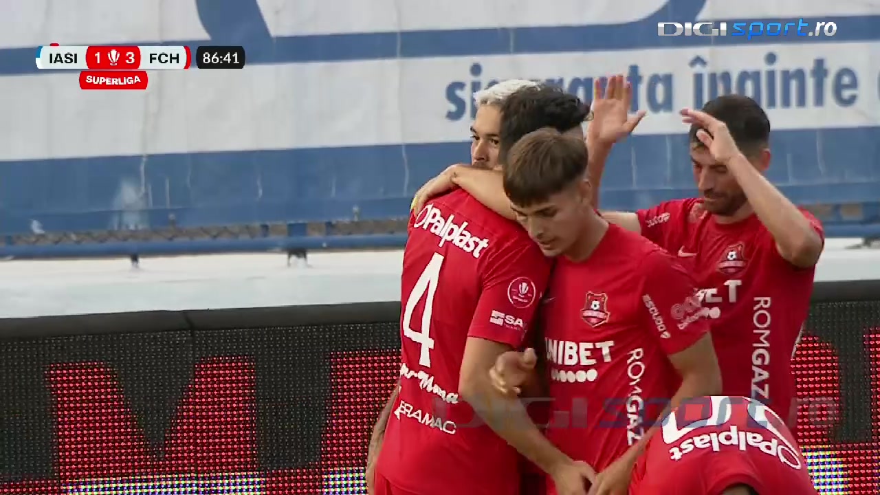 Video  Poli Iași - Hermannstadt 1-3. Gabi Iancu, gol cu călcâiul