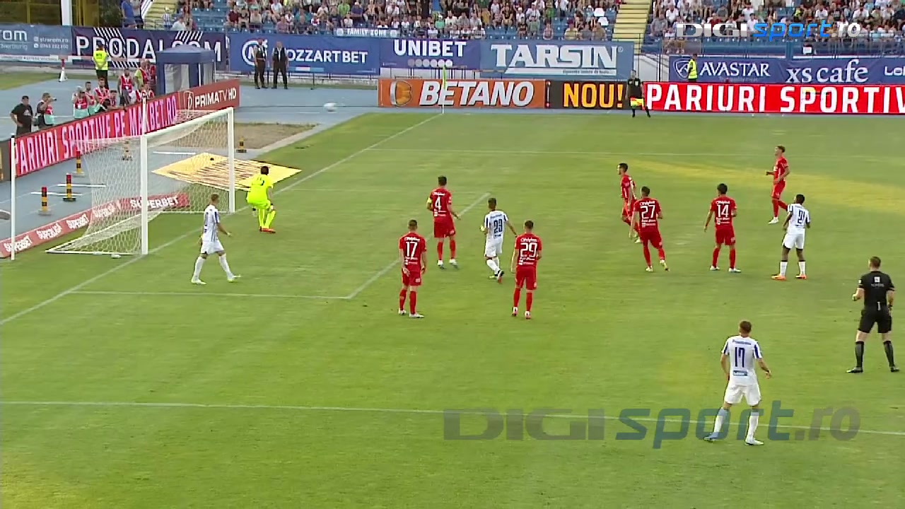 Poli Iași - Hermannstadt 1-3. Gabi Iancu, gol magnific! Câte o bară de  fiecare parte, Robert Ion, eliminat. VIDEO - Playsport