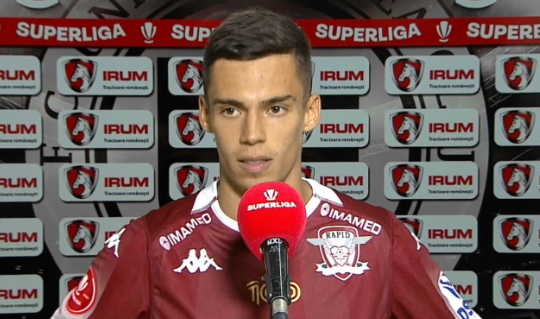 Cătălin Cîrjan se simte din ce în ce mai bine la Rapid! Ce a declarat după victoria cu 'U' Cluj