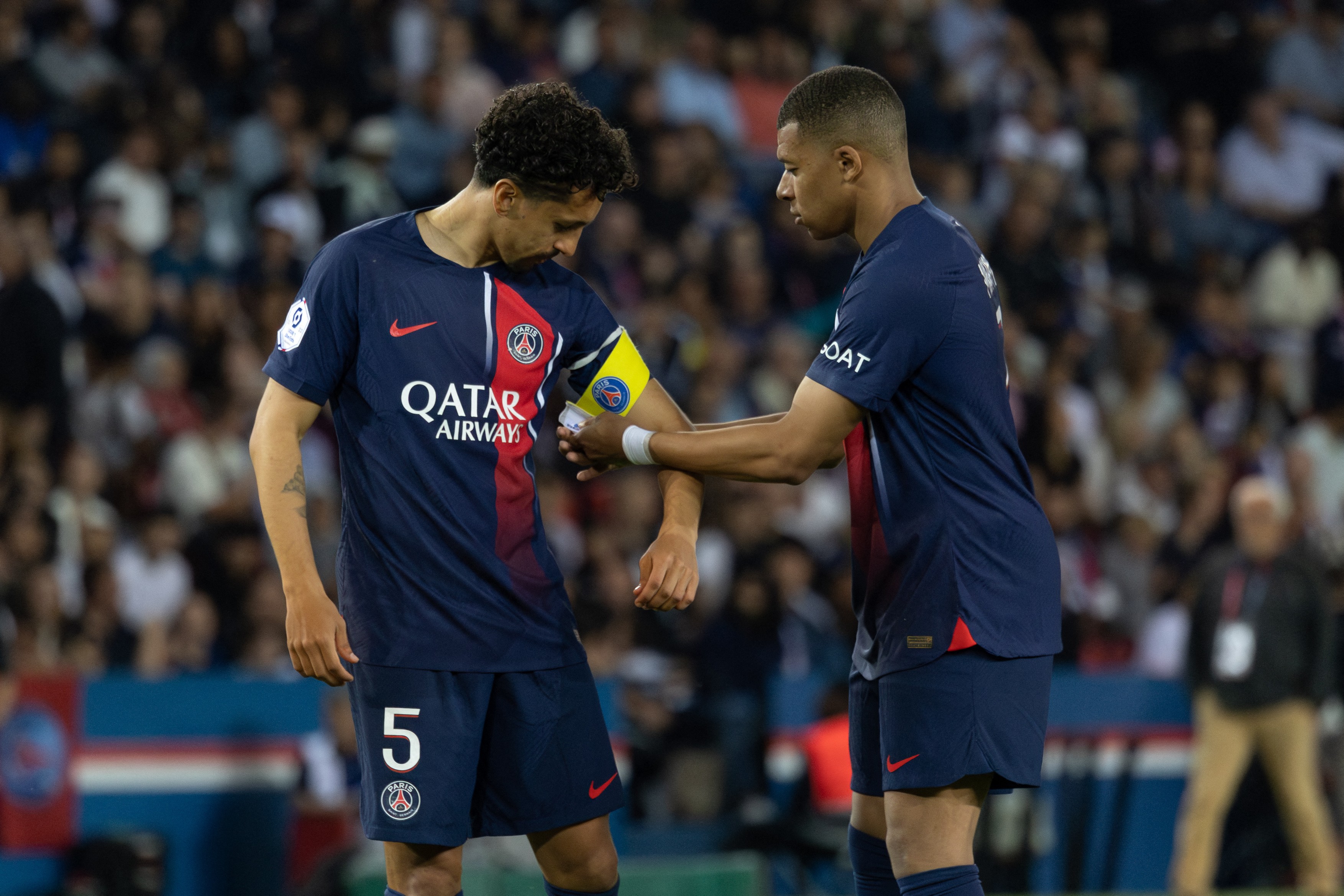 Reacția lui Marquinhos, căpitanul lui PSG, după ce Kylian Mbappe a fost exclus din lot și pus pe lista de transferuri