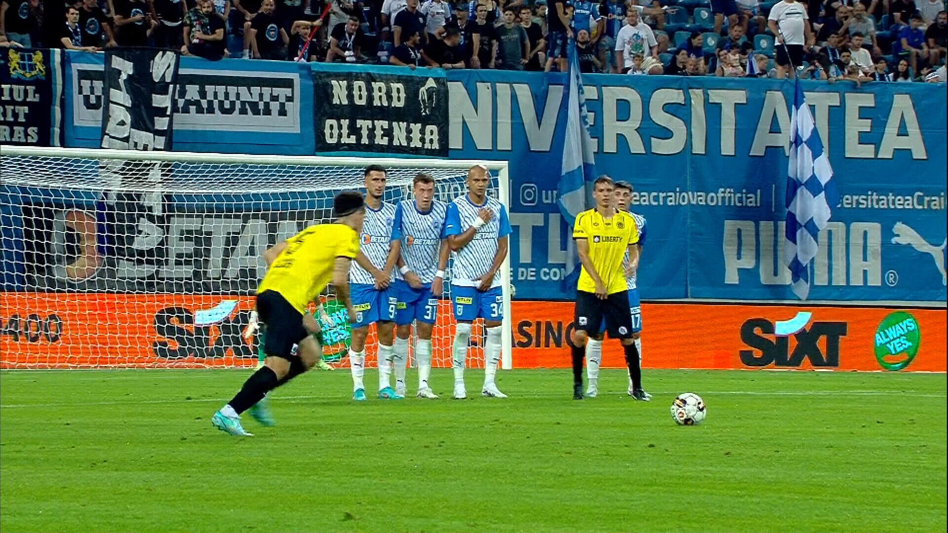 Universitatea Craiova - Oțelul Galați 0-0, ACUM, Digi Sport 1. Trei bare pentru olteni în prima repriză