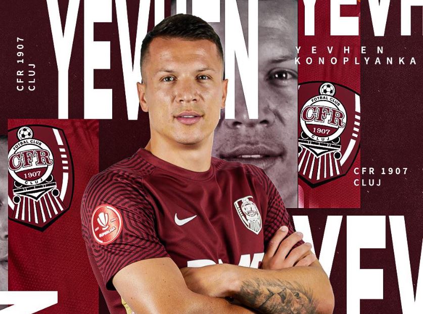 Când ar putea debuta Yevgen Konoplyanka la CFR Cluj. Anunțul formației din Gruia