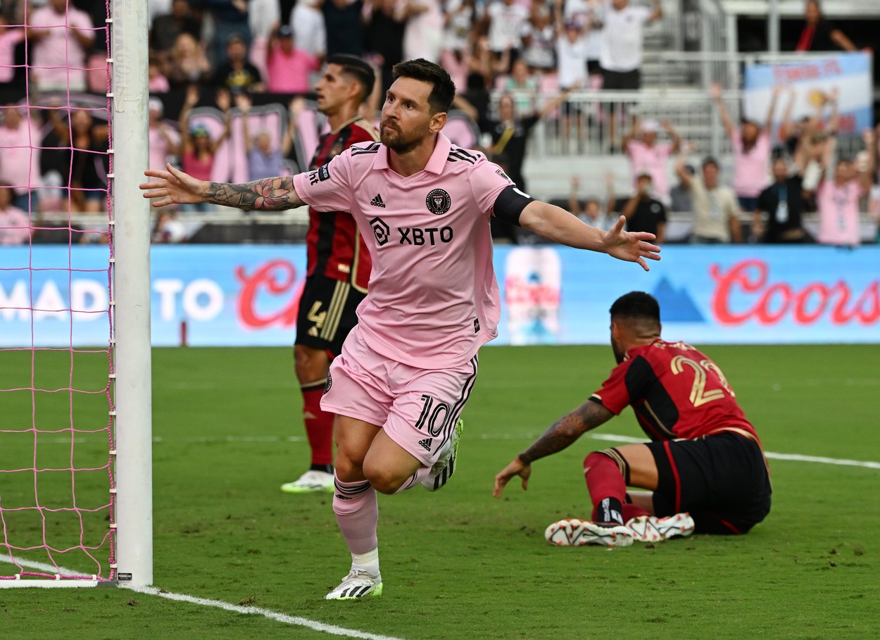 Messi-magia! Două goluri și o pasă decisivă în meciul Inter Miami - Atlanta 4-0