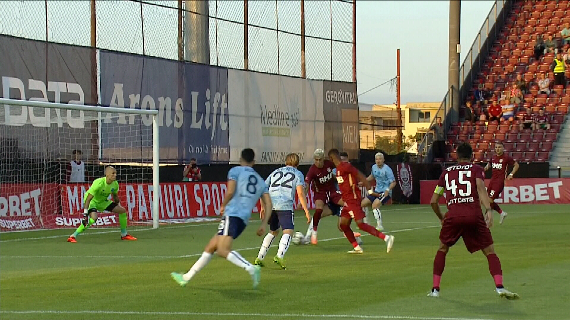 CFR Cluj - Adana Demirspor 1-0, ACUM, pe DGS 1. Ardelenii deschid scorul prin Betancor