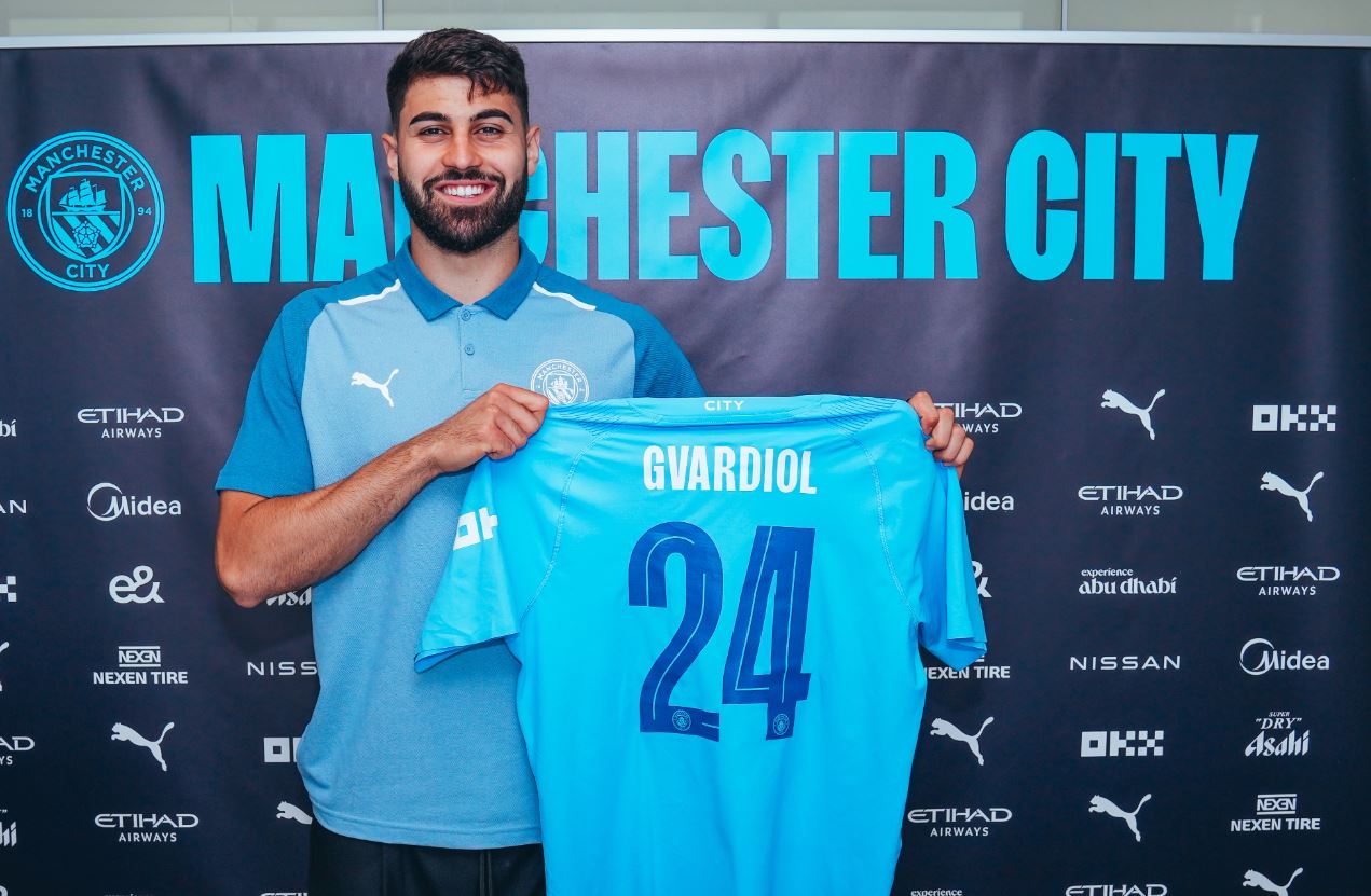OFICIAL | Josko Gvardiol, prezentat la Manchester City! E al doilea cel mai scump fundaș din lume
