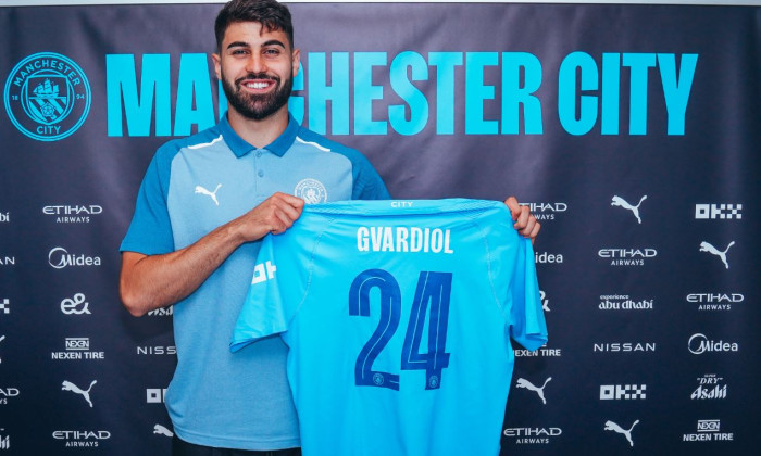 OFICIAL | Josko Gvardiol, prezentat la Manchester City! E al