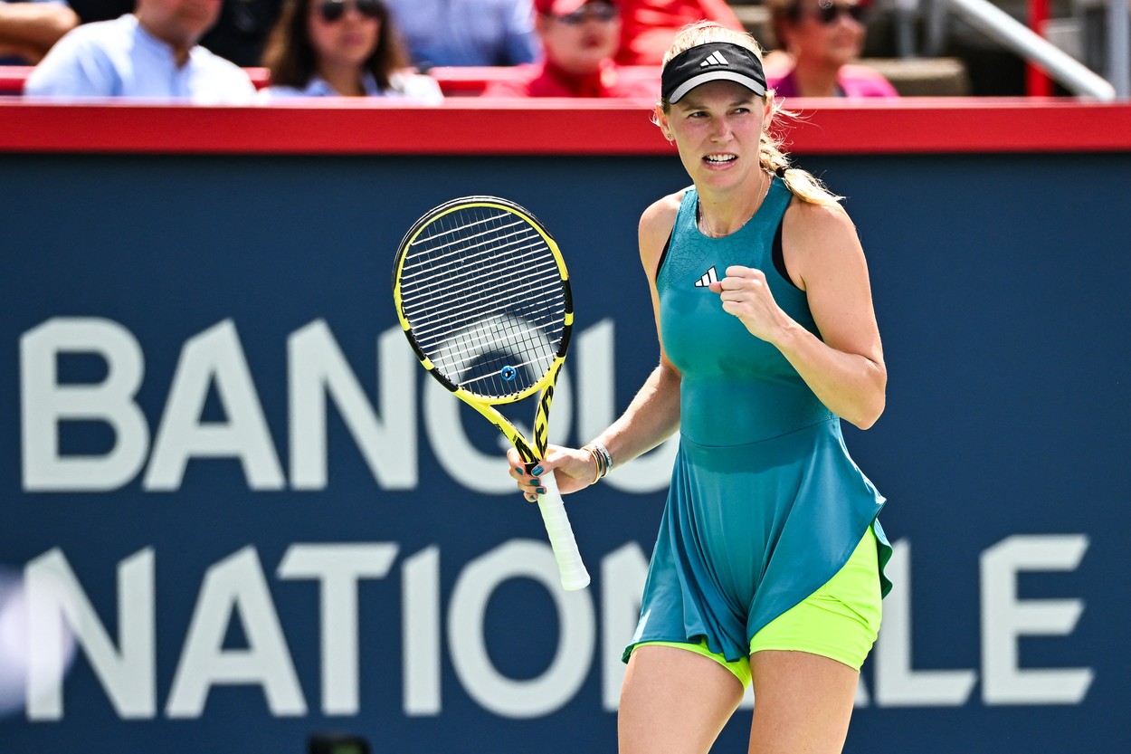 Caroline Wozniacki, victorie în primul meci jucat după 1292 de zile de pauză! Moment emoționant la Montreal