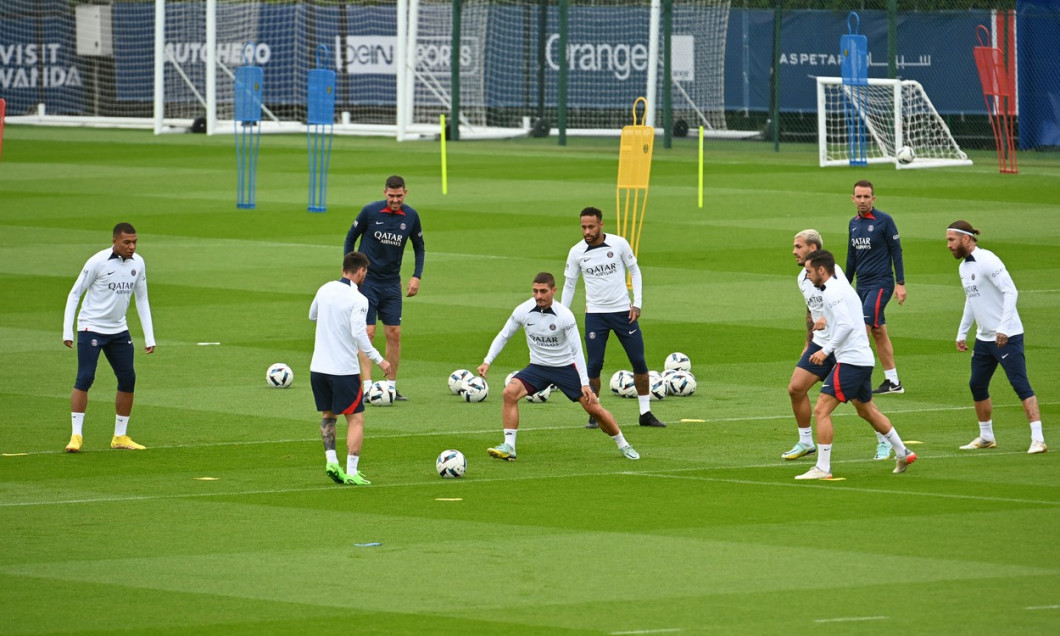 PSG Training Session - Saint Germain en Laye, France - 19 Aug 2022