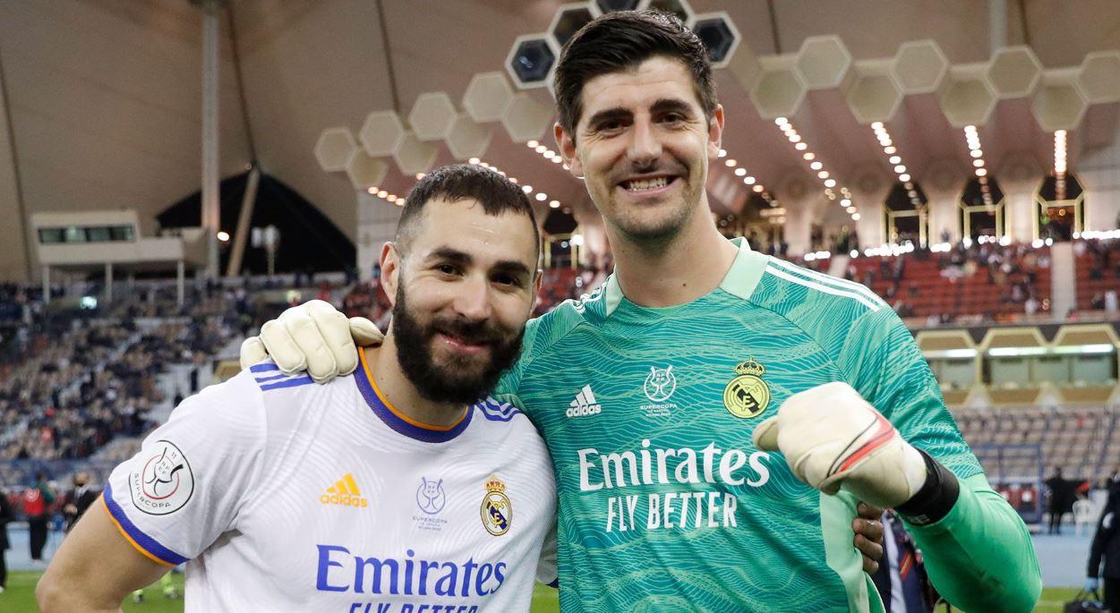 Karim Benzema nu a rămas indiferent după ce Thibaut Courtois s-a accidentat: mesajul francezului