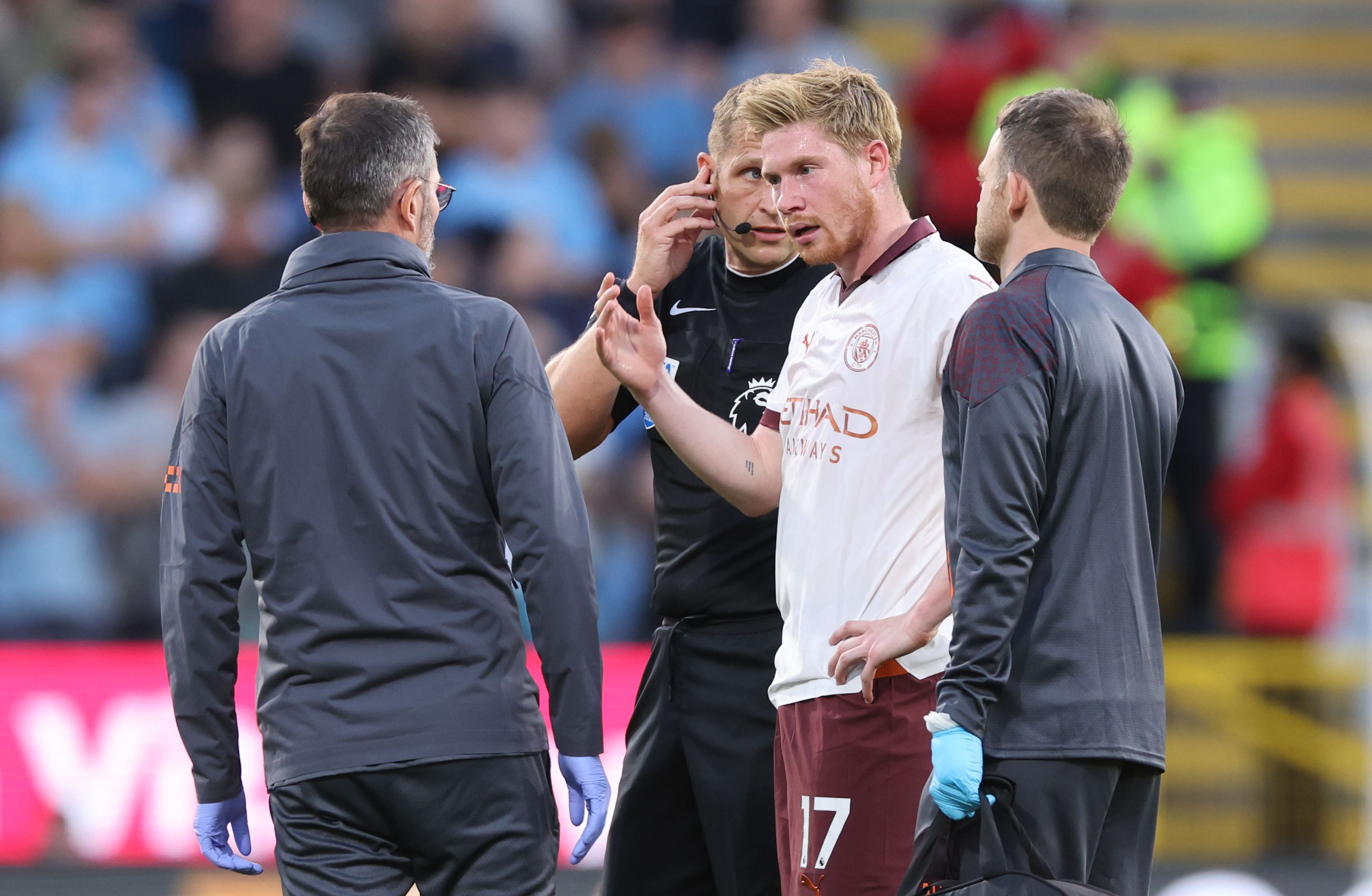 Kevin De Bruyne ratează Supercupa Europei, după ce s-a accidentat în meciul cu Burnley. Reacția lui Pep Guardiola