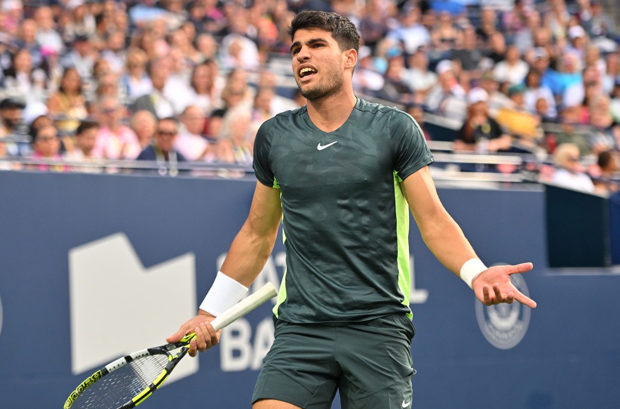 Carlos Alcaraz, un car de nervi la Toronto! „Nu pot să joc atât de prost!”. Eliminare surprinzătoare pentru liderul ATP