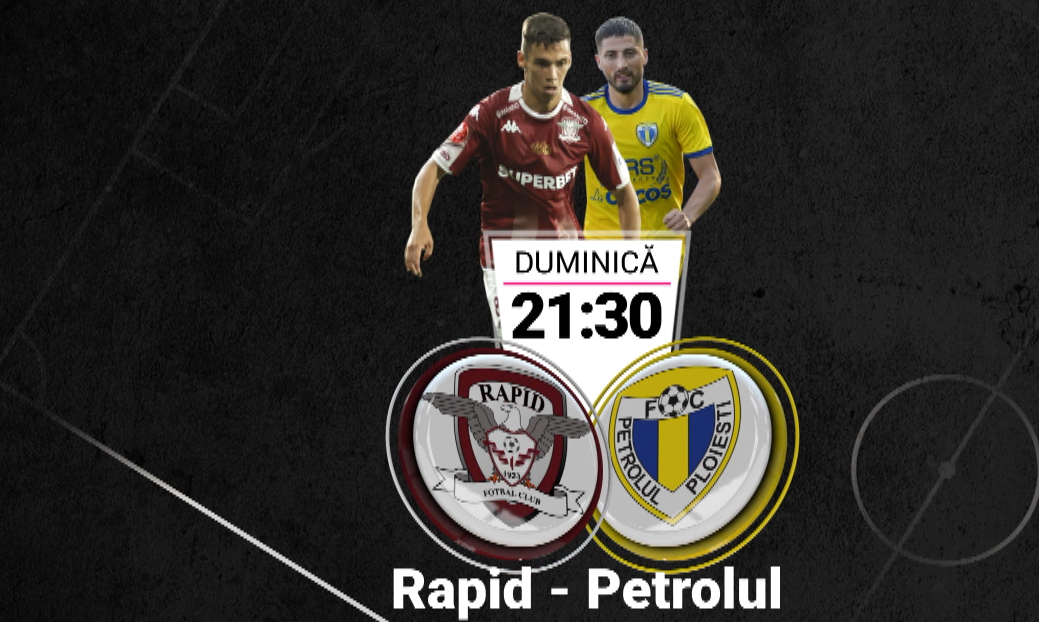 Rapid - Petrolul | LIVE VIDEO, 21:30, DGS 1. Primvs derby, episodul 81. Va fi ”infern” în Giulești. Echipele de start