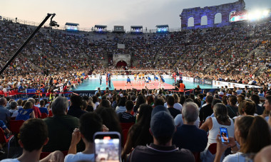 Volleyball Intenationals, Italy vs Romania, Verona, Italy - 15 Aug 2023