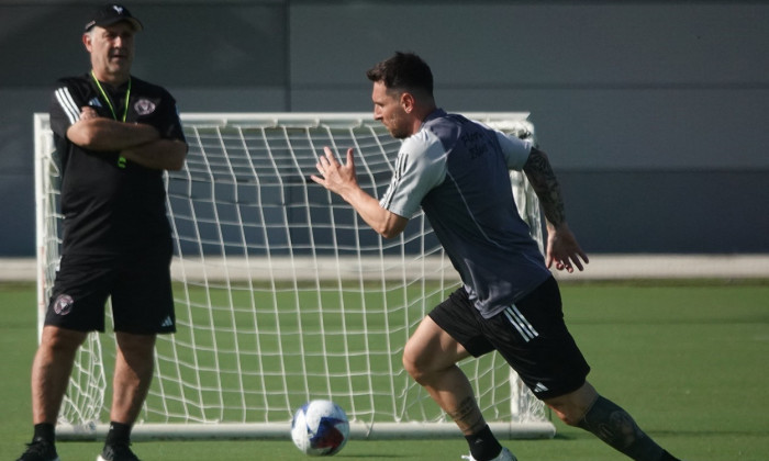 Lionel Messi's First Inter Miami Training Session - Fort Lauderdale