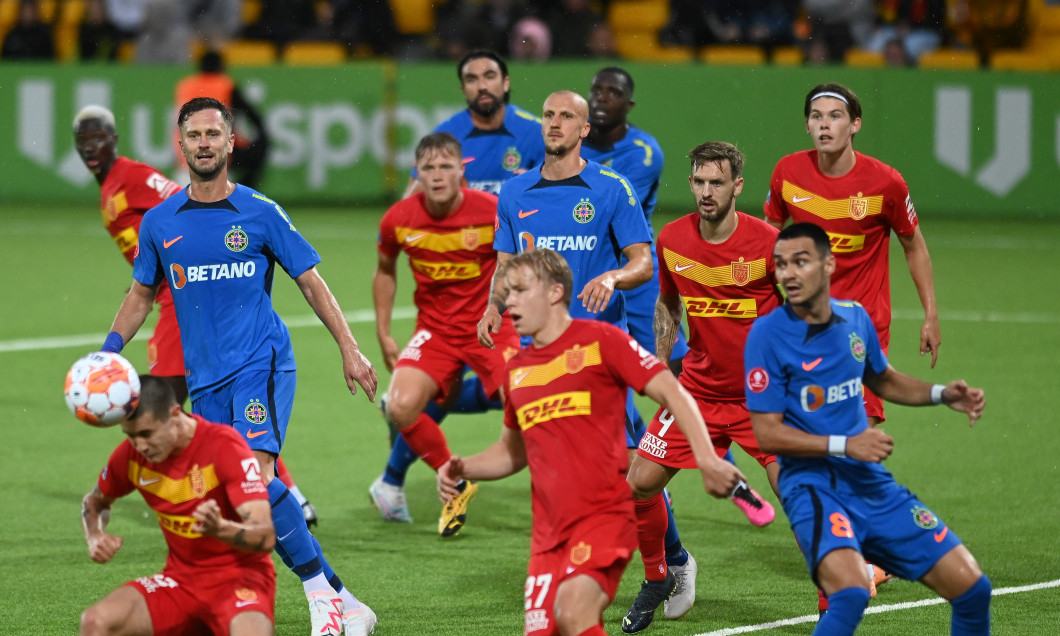 FOTBAL:FC NORDSJAELLAND-FCSB, UEFA EUROPA CONFERENCE LEAGUE (17.08.2023)