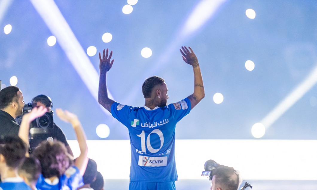 Saudi club Al Hilal welcomes Brazilian football star Neymar with a stunning ceremony in Riyadh