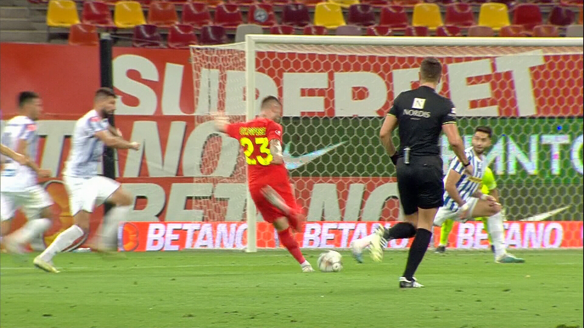 FCSB - Poli Iași 1-0, ACUM, Digi Sport 1. Ovidiu Popescu deschide scorul! Gol anulat pentru trupa lui Grozavu