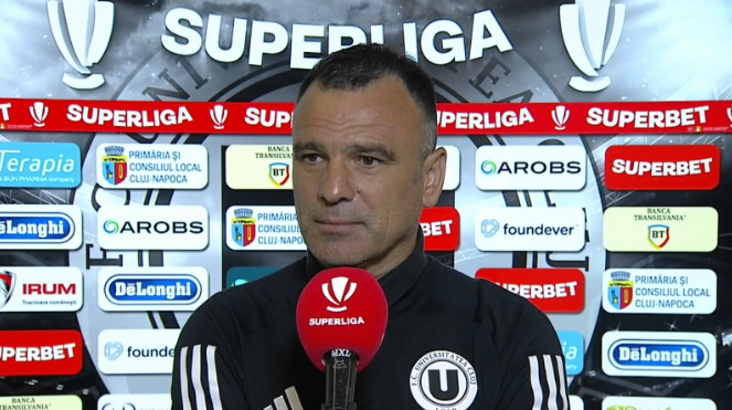 Toni Petrea, după ”U” Cluj - CFR 3-4: ”Asta a făcut diferența”. Ce a spus despre viitorul său