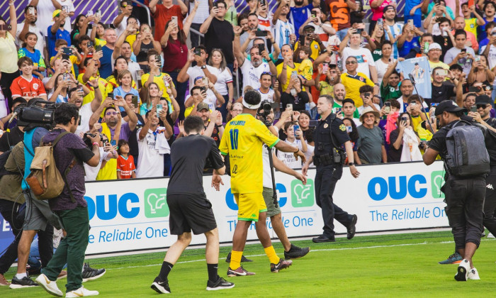 Game of the Stars Ronaldinho x Roberto Carlos in Orlando in the United States