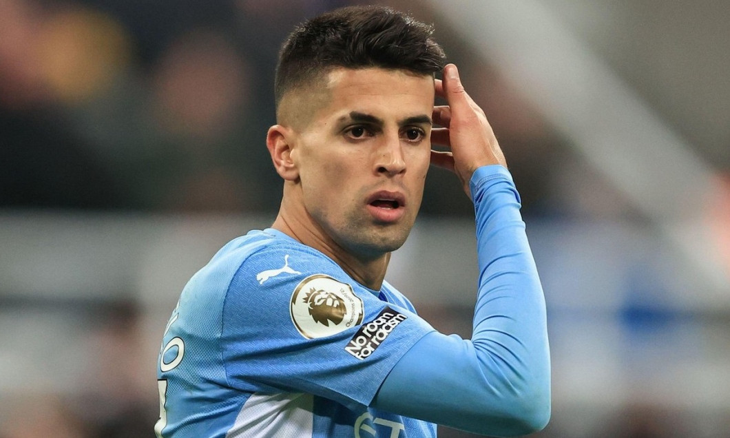 Joao Cancelo #27 of Manchester City during the game