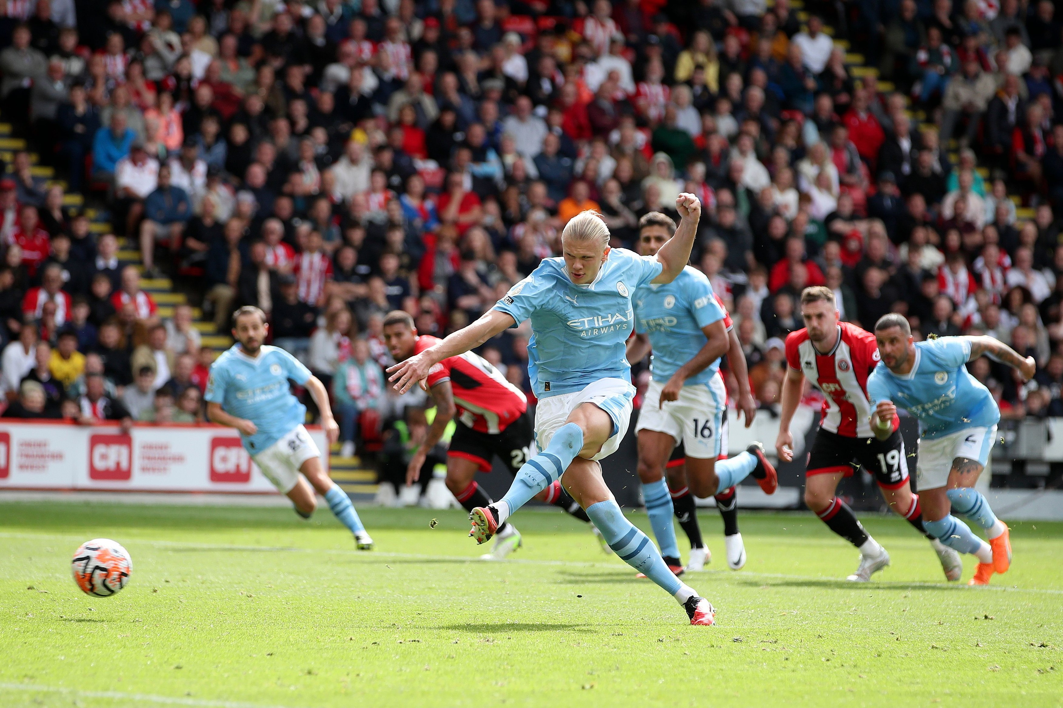 Sheffield United – Manchester City 1-2. Haaland, înger și demon pentru oaspeți. A ratat un penalty