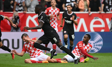 27.08.2023, xjhx, Fussball 1.Bundesliga, FSV Mainz 05 - Eintracht Frankfurt emspor, v.l. Maxim Leitsch (FSV Mainz 05) Ed