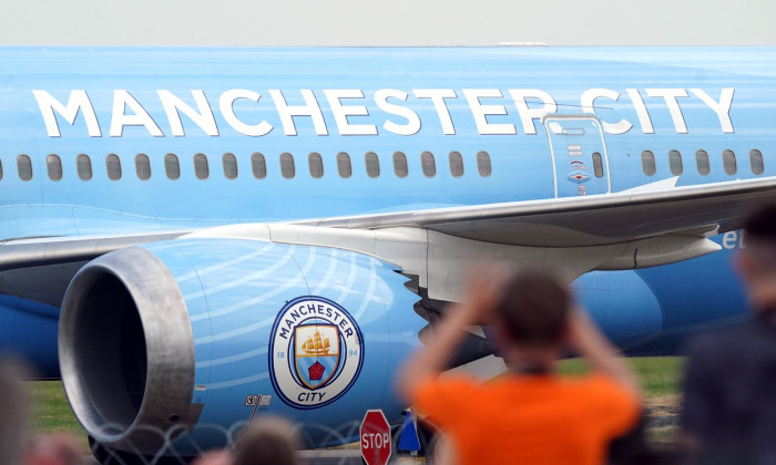 Manchester City return from Istanbul