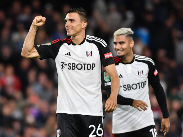 Football - 2023 / 2024 EFL Carabao League Cup - Round Two - Fulham vs Tottenham Hotspur - Craven Cottage - Tuesday 29th