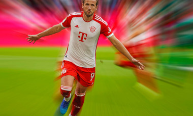 27.08.2022, FC Bayern vs FC Augsburg, Allianz Arena , Muenchen, Fussball, im Bild: Harry Kane (FC Bayern Muenchen) jubel
