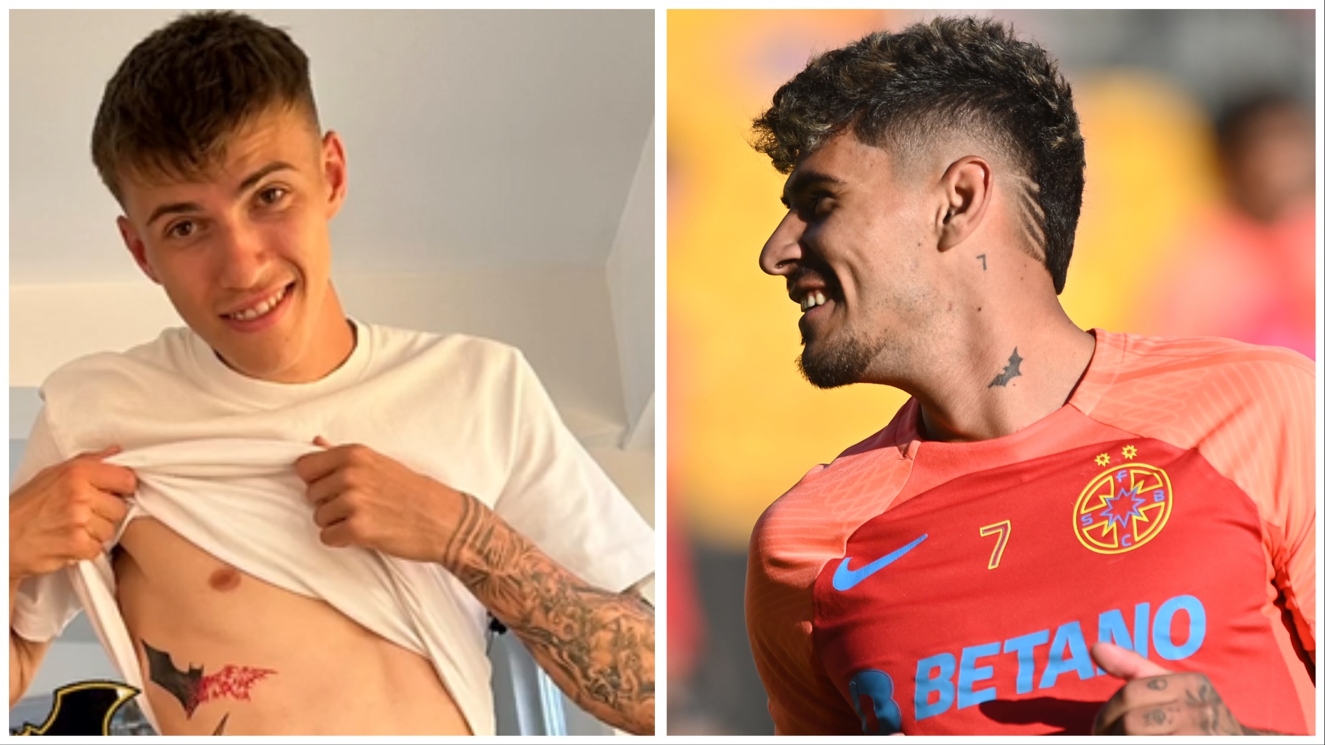 Tavi Popescu i-a urmat exemplul lui Florinel Coman! Ce și-a tatuat decarul FCSB-ului după victoria cu Universitatea Craiova