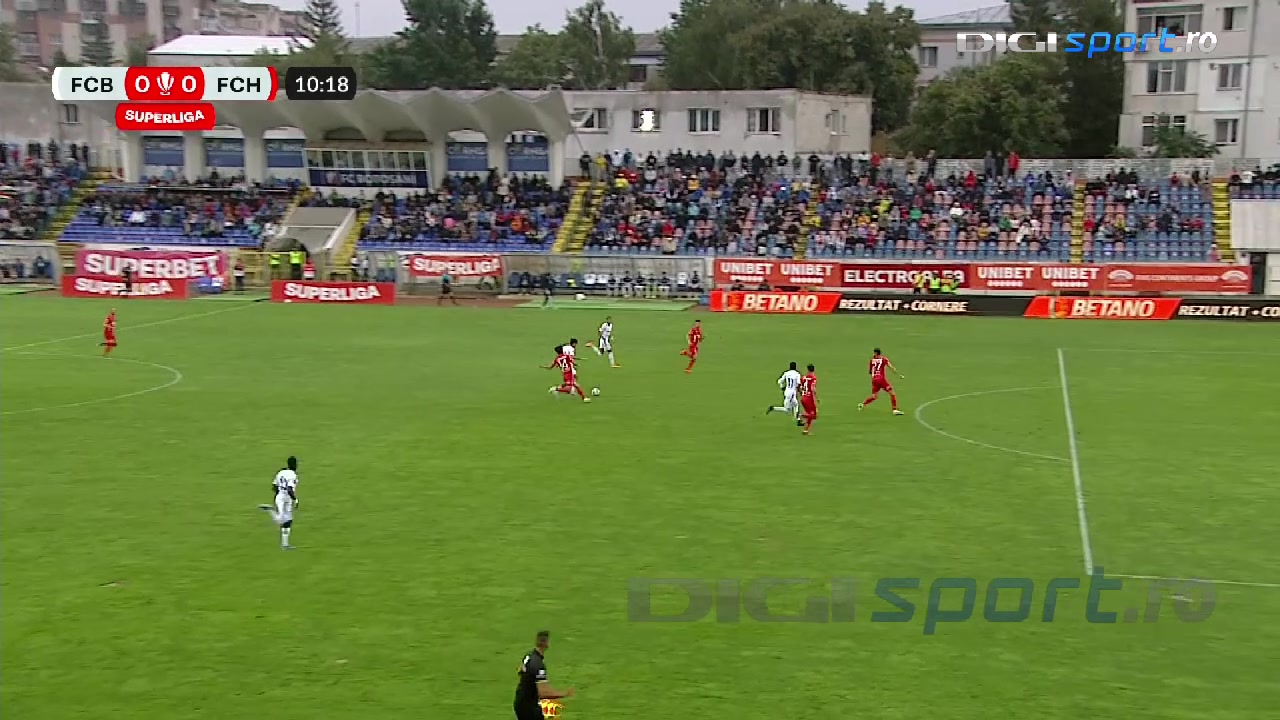 FC Hermannstadt - FC Botoșani 1-1. Moldovenii ratează șansa unui