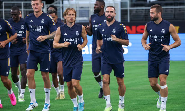 Real Madrid team training session, Dallas, Texas, USA - 28 Jul 2023