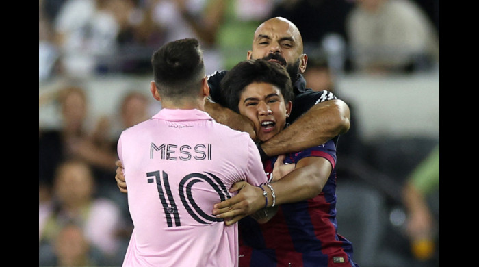Yassine Cheuko, omul plătit cu 230.000€ lunar pentru a-l păzi pe Leo Messi / Foto: Profimedia