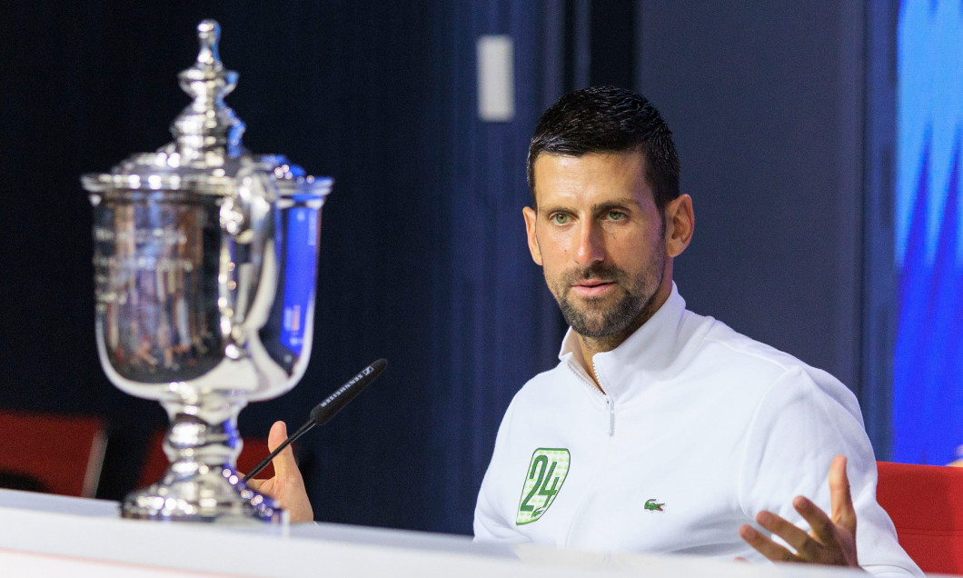 Djokovic in a press conference after winning the Men’s 2023 U.S. Open Tennis Final