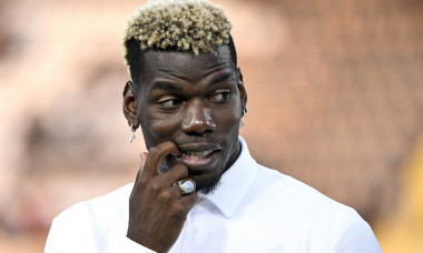 Paul Pogba of Juventus FC reacts before during the Serie A football match between Empoli FC and Juventus FC at Carlo Cas