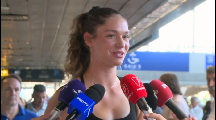 Mara Gae, după ce a devenit campioană la US Open / Foto: Captură Digi Sport