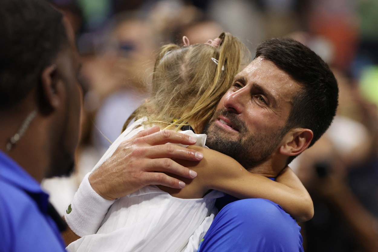 Novak Djokovic și-a explicat primul gest făcut, în lacrimi, după ce a cucerit US Open 2023