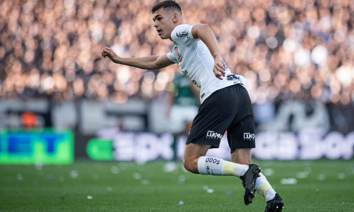 Match between Corinthians and Palmeiras for the 2023 Brazilian Football Championship