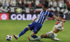 Vallecas Stadium MADRID, SPAIN - SEPTEMBER 15: Ianis Hagi of Alaves and Alfonso Espino of Rayo Vallecano during the LaLi