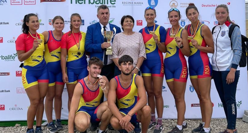 România a cucerit 15 medalii la Campionatele Balcanice de canotaj pentru juniori