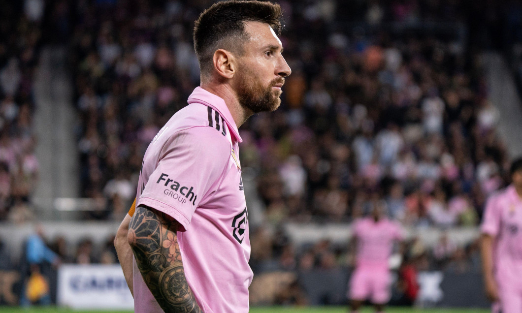 Inter Miami forward Lionel Messi (10) during a MLS match against LAFC, Sunday, September 3, 2023, at the BMO Stadium, in Los Angeles, CA. Inter Miami